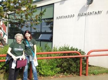 Northwood parent and student 